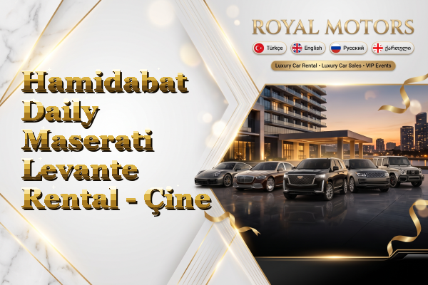 Hamidabat Daily Maserati Levante Rental - Çine