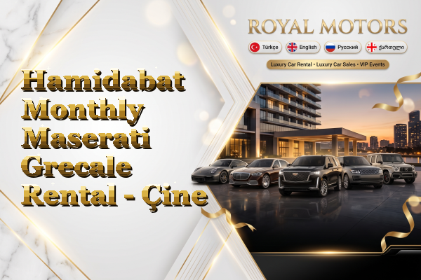 Hamidabat Monthly Maserati Grecale Rental - Çine