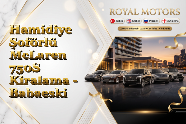 Hamidiye Şoförlü McLaren 750S Kiralama - Babaeski