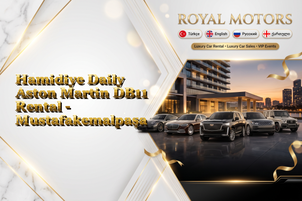 Hamidiye Daily Aston Martin DB11 Rental - Mustafakemalpaşa