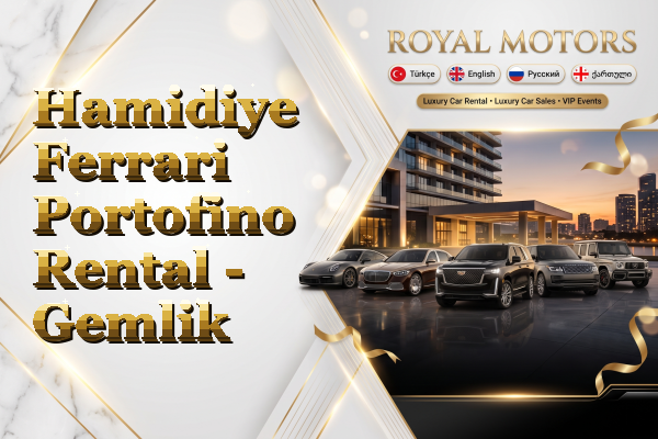 Hamidiye Ferrari Portofino Rental - Gemlik
