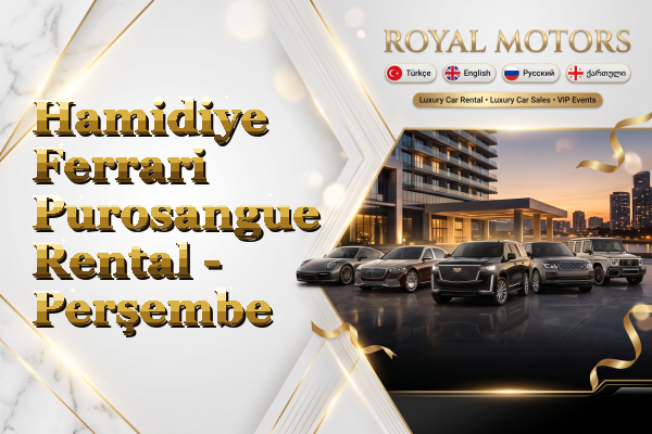 Hamidiye Ferrari Purosangue Rental - Perşembe