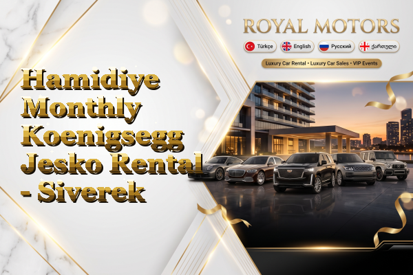 Hamidiye Monthly Koenigsegg Jesko Rental - Siverek