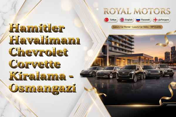 Hamitler Havalimanı Chevrolet Corvette Kiralama - Osmangazi