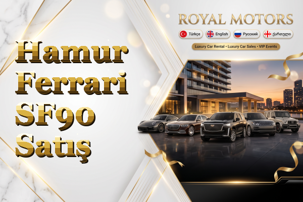 Hamur Ferrari SF90 Satış