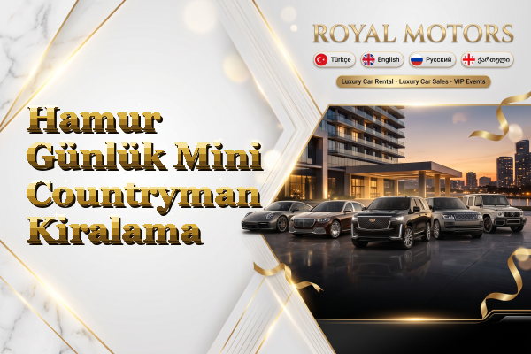 Hamur Günlük Mini Countryman Kiralama