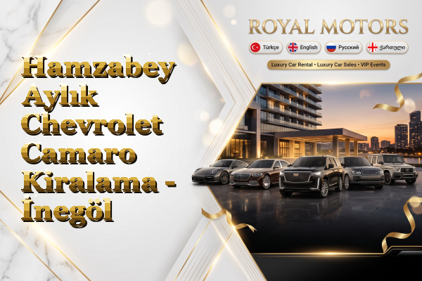 Hamzabey Aylık Chevrolet Camaro Kiralama - İnegöl