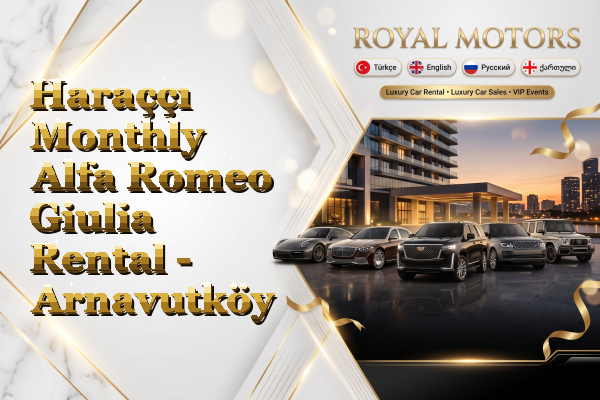Haraççı Monthly Alfa Romeo Giulia Rental - Arnavutköy