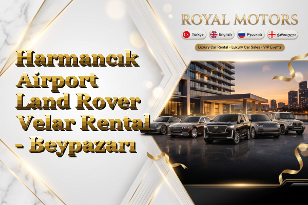 Harmancık Airport Land Rover Velar Rental - Beypazarı