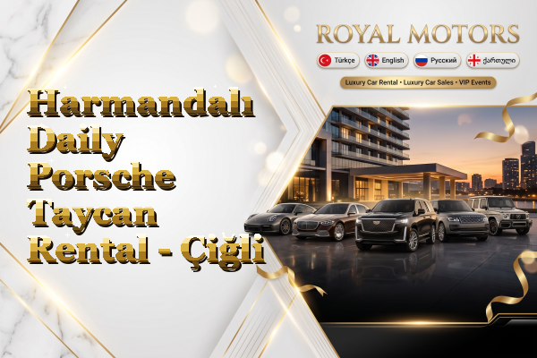 Harmandalı Daily Porsche Taycan Rental - Çiğli