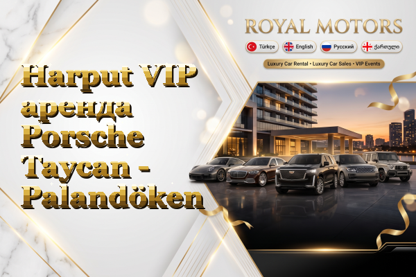 Harput VIP аренда Porsche Taycan - Palandöken
