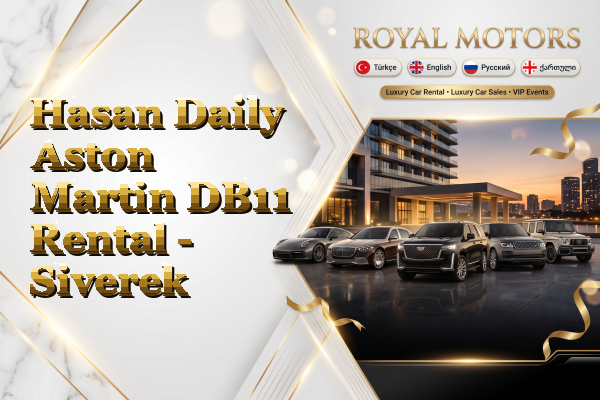 Hasan Daily Aston Martin DB11 Rental - Siverek