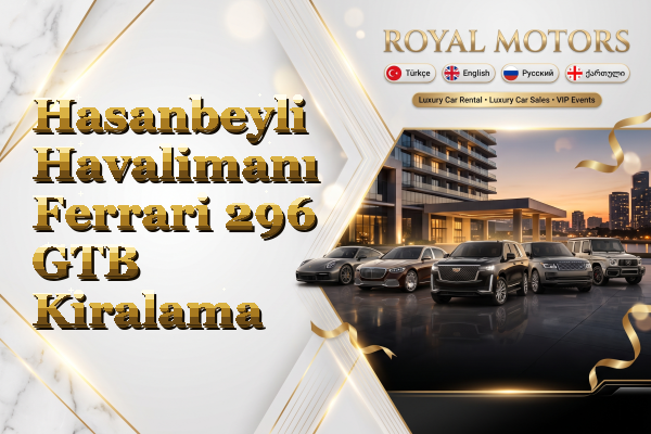 Hasanbeyli Havalimanı Ferrari 296 GTB Kiralama