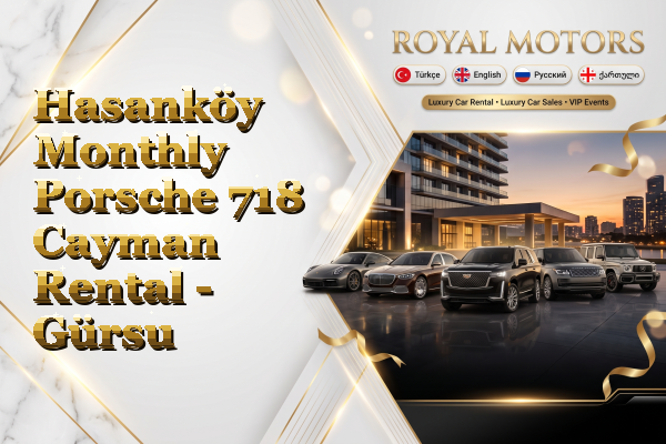 Hasanköy Monthly Porsche 718 Cayman Rental - Gürsu