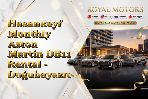 Hasankeyf Monthly Aston Martin DB11 Rental - Doğubayazıt