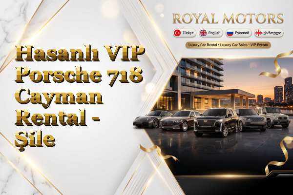 Hasanlı VIP Porsche 718 Cayman Rental - Şile
