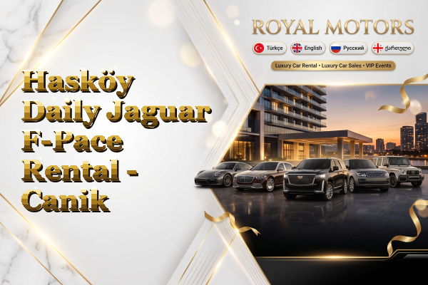 Hasköy Daily Jaguar F-Pace Rental - Canik