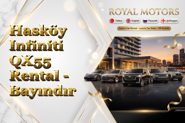 Hasköy Infiniti QX55 Rental - Bayındır