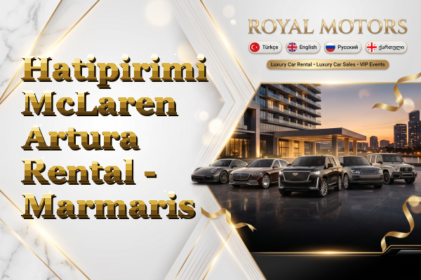 Hatipirimi McLaren Artura Rental - Marmaris