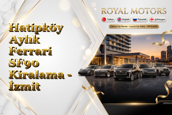 Hatipköy Aylık Ferrari SF90 Kiralama - İzmit