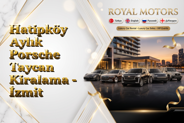 Hatipköy Aylık Porsche Taycan Kiralama - İzmit