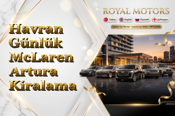 Havran Günlük McLaren Artura Kiralama