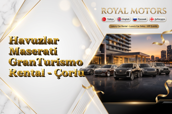 Havuzlar Maserati GranTurismo Rental - Çorlu