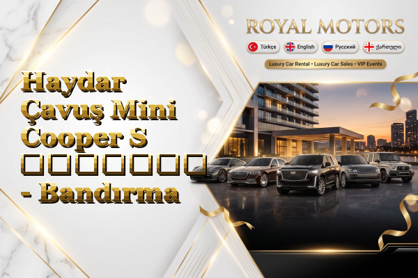 Haydar Çavuş Mini Cooper S გაყიდვა - Bandırma