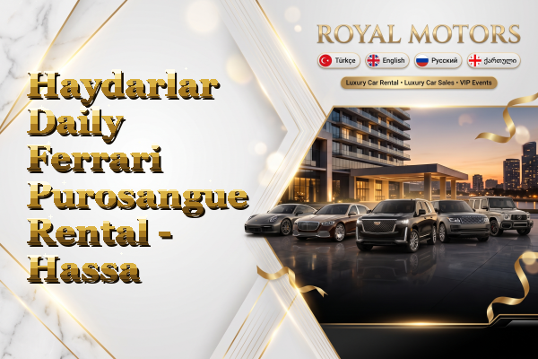 Haydarlar Daily Ferrari Purosangue Rental - Hassa
