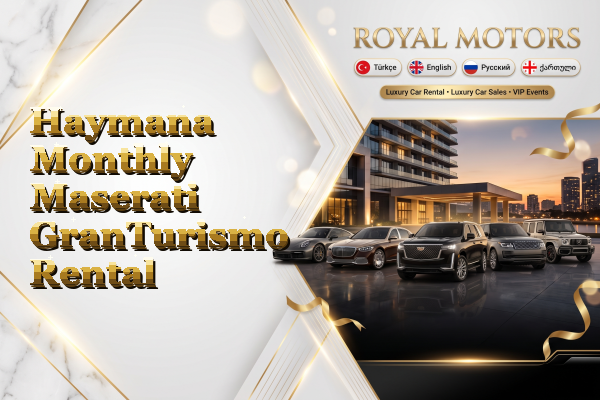 Haymana Monthly Maserati GranTurismo Rental