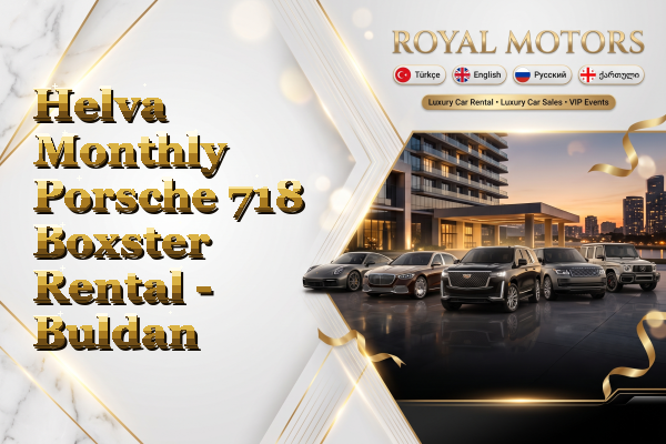 Helva Monthly Porsche 718 Boxster Rental - Buldan