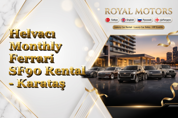 Helvacı Monthly Ferrari SF90 Rental - Karataş