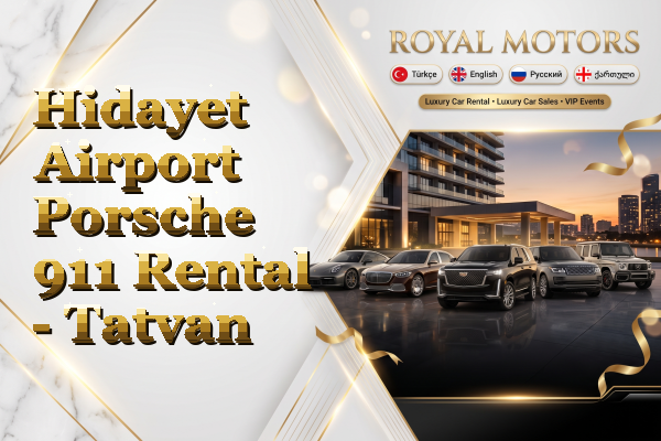Hidayet Airport Porsche 911 Rental - Tatvan