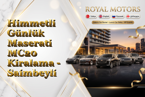 Himmetli Günlük Maserati MC20 Kiralama - Saimbeyli
