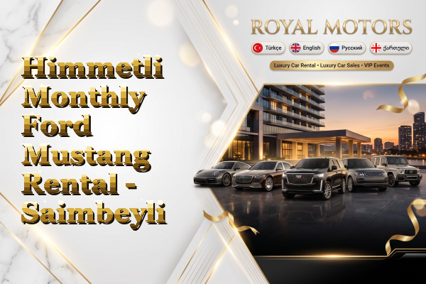 Himmetli Monthly Ford Mustang Rental - Saimbeyli