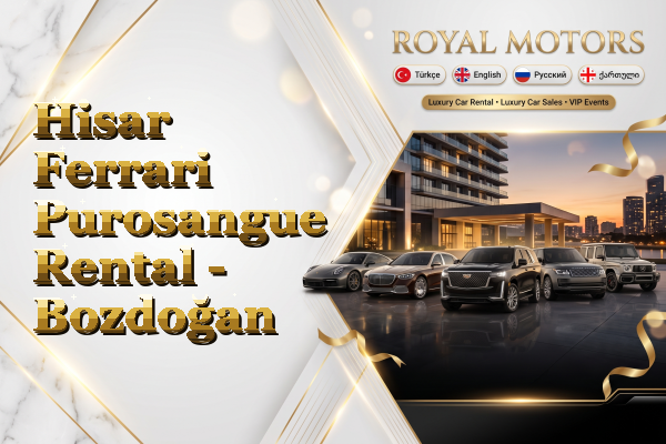 Hisar Ferrari Purosangue Rental - Bozdoğan