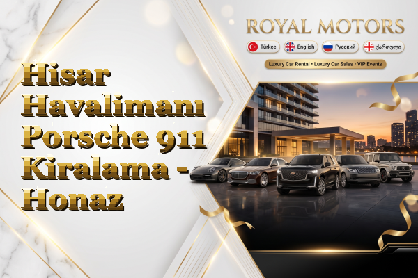 Hisar Havalimanı Porsche 911 Kiralama - Honaz