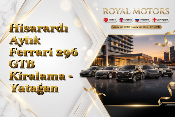 Hisarardı Aylık Ferrari 296 GTB Kiralama - Yatağan