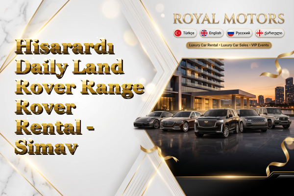 Hisarardı Daily Land Rover Range Rover Rental - Simav