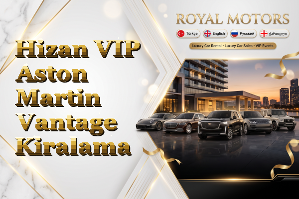 Hizan VIP Aston Martin Vantage Kiralama