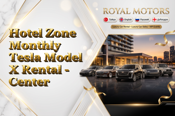 Hotel Zone Monthly Tesla Model X Rental - Center