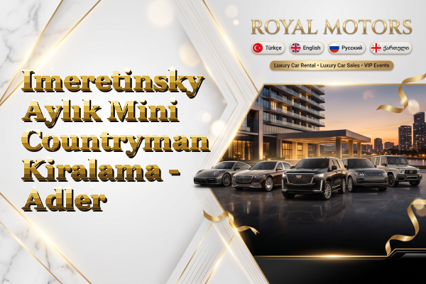 Imeretinsky Aylık Mini Countryman Kiralama - Adler
