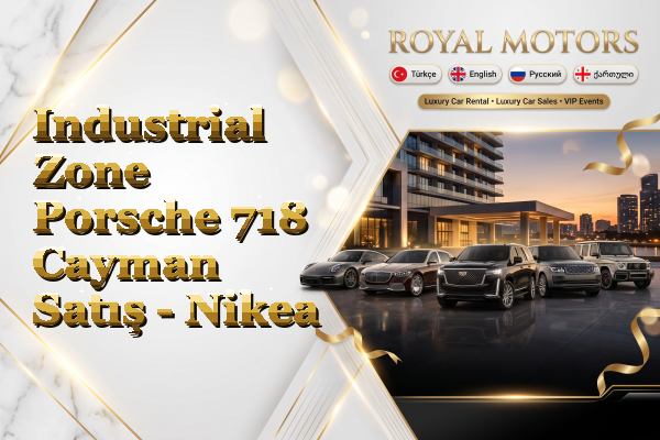 Industrial Zone Porsche 718 Cayman Satış - Nikea