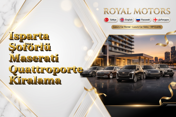Isparta Şoförlü Maserati Quattroporte Kiralama