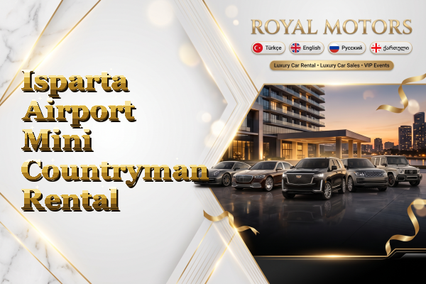 Isparta Airport Mini Countryman Rental
