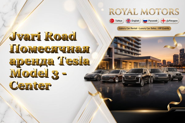 Jvari Road Помесячная аренда Tesla Model 3 - Center