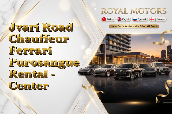 Jvari Road Chauffeur Ferrari Purosangue Rental - Center