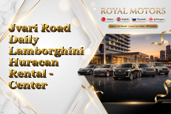 Jvari Road Daily Lamborghini Huracan Rental - Center