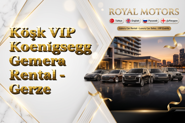 Köşk VIP Koenigsegg Gemera Rental - Gerze