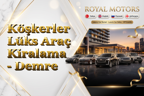 Köşkerler Lüks Araç Kiralama - Demre